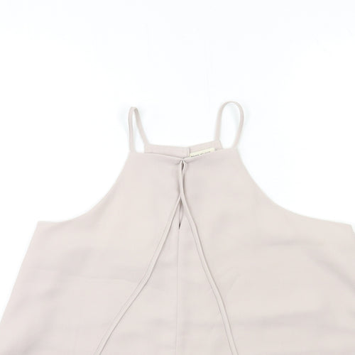 River Island Womens Grey   Basic Blouse Size 8