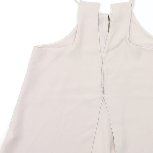 River Island Womens Grey   Basic Blouse Size 8