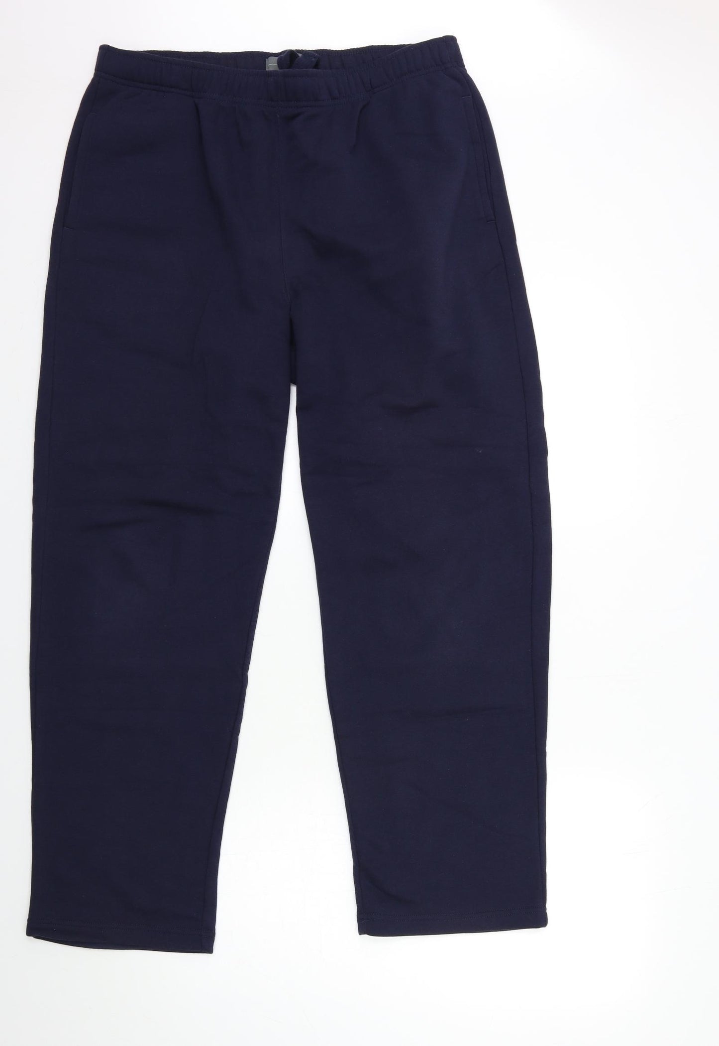 Easy Mens Blue   Sweatpants Trousers Size L L30 in