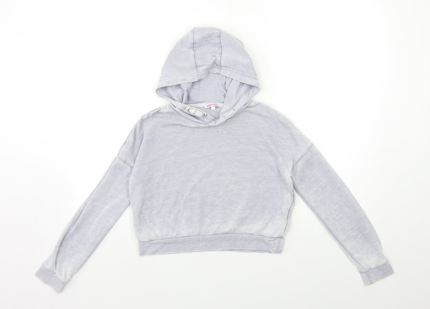 MISS EVIE Girls Grey   Pullover Hoodie Size 9 Years