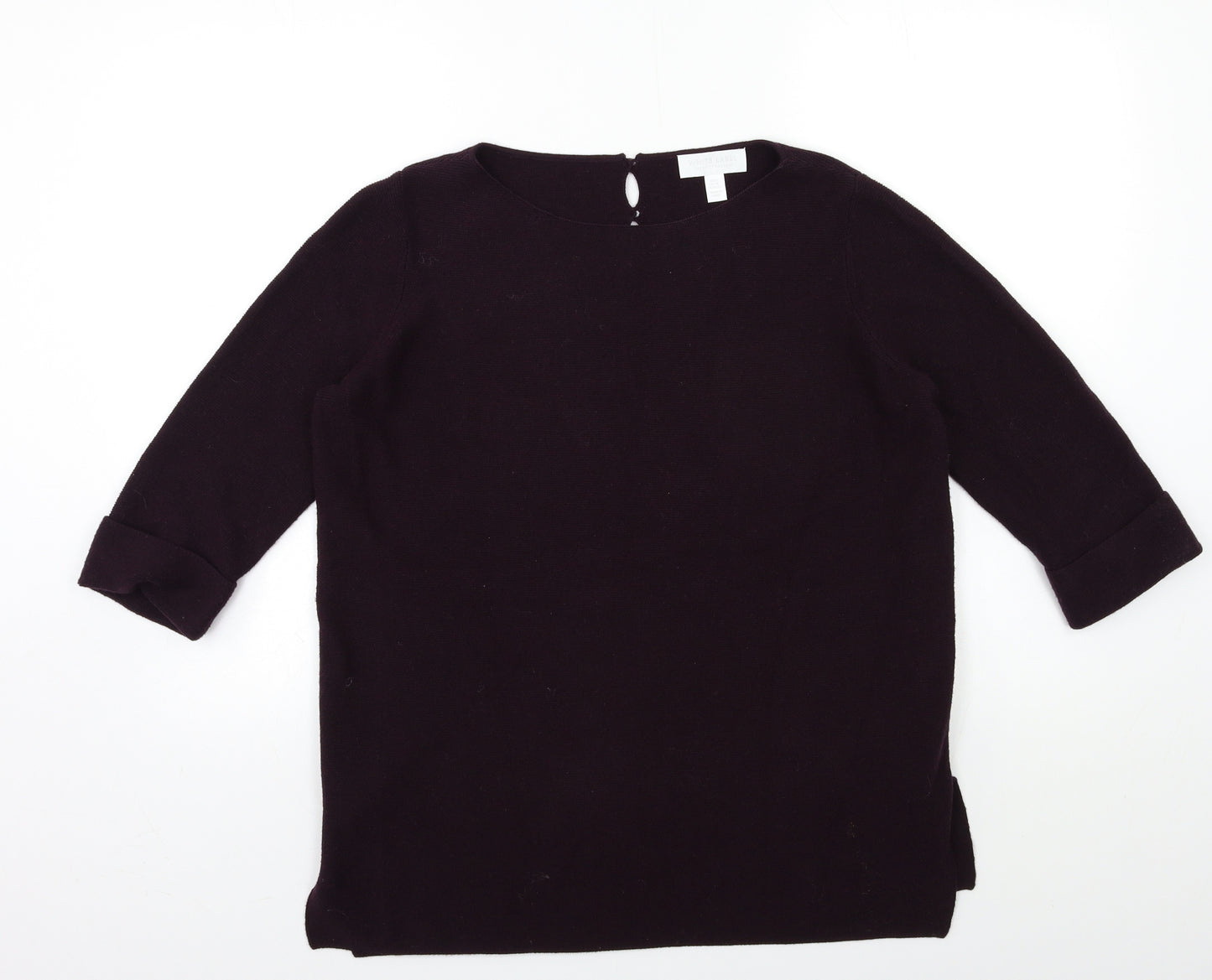 The White Label Womens Red  Knit Pullover Jumper Size 8
