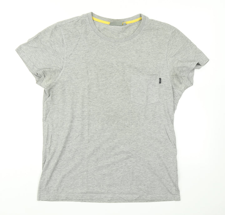 Wezc Mens Grey T-Shirt Size M