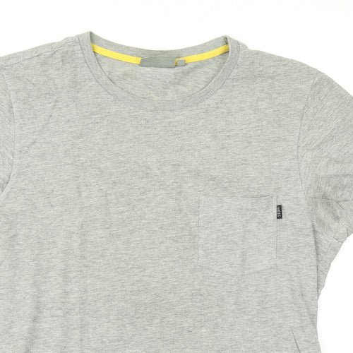 Wezc Mens Grey    T-Shirt Size M