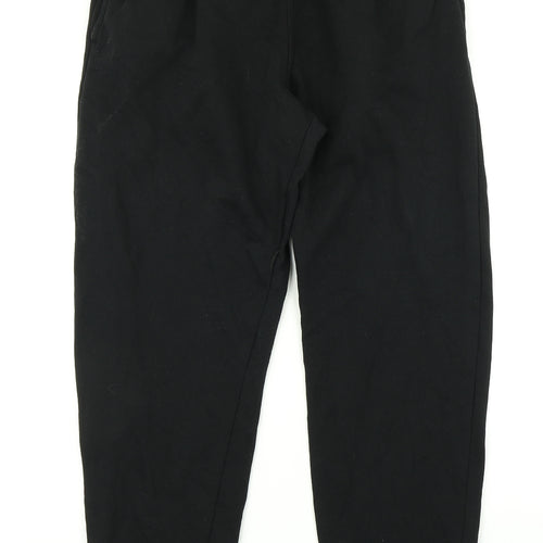 H&M Mens Black   Jogger Trousers Size M L25 in