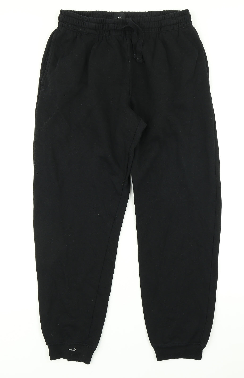 H&M Mens Black   Jogger Trousers Size M L25 in