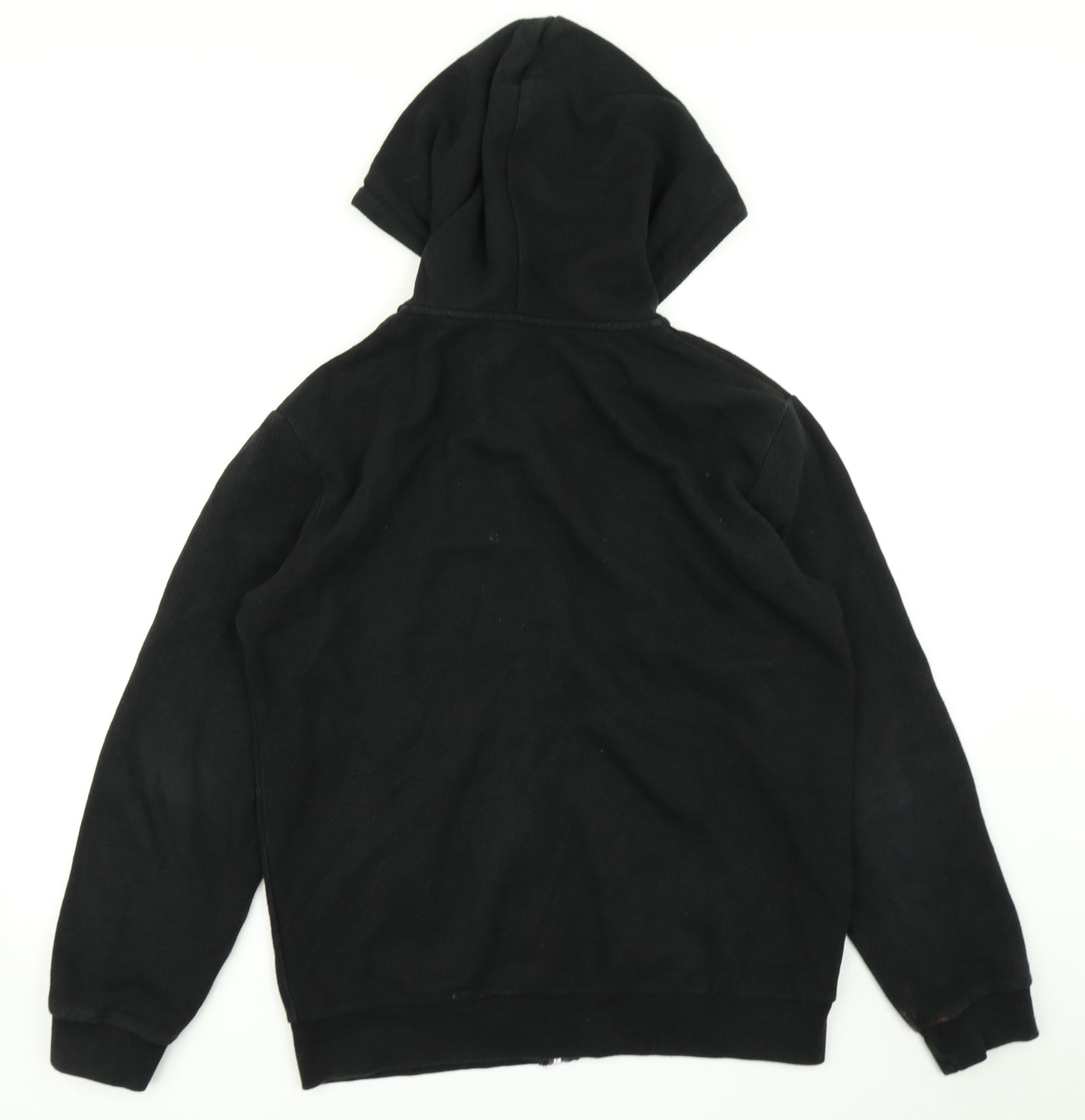 Zara Mens Black   Full Zip Hoodie Size L