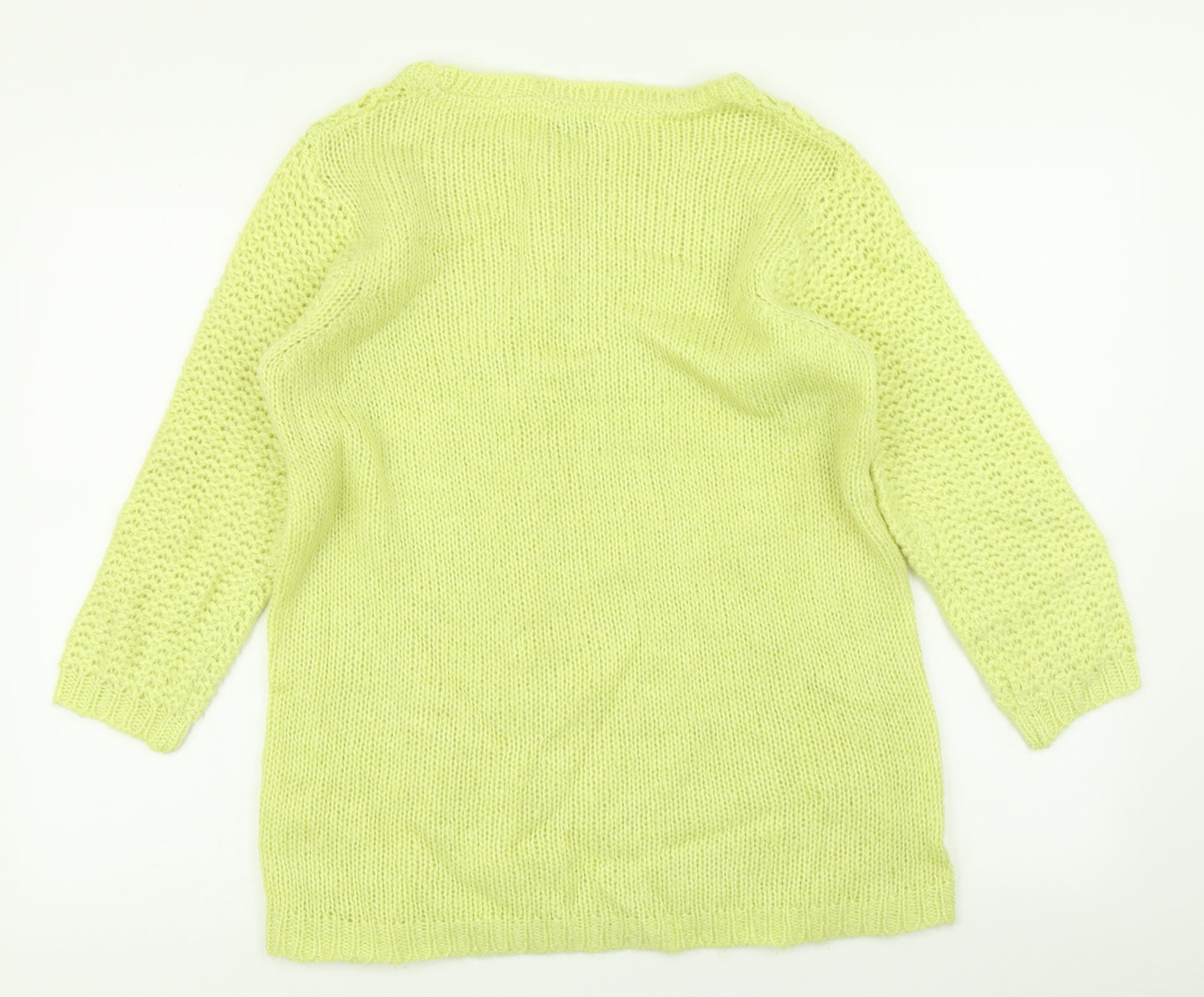 BHS Womens Yellow  Knit Pullover Jumper Size 14