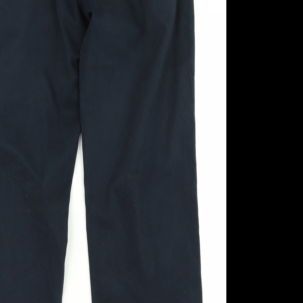 Easy Mens Blue   Chino Trousers Size 34 in L28 in
