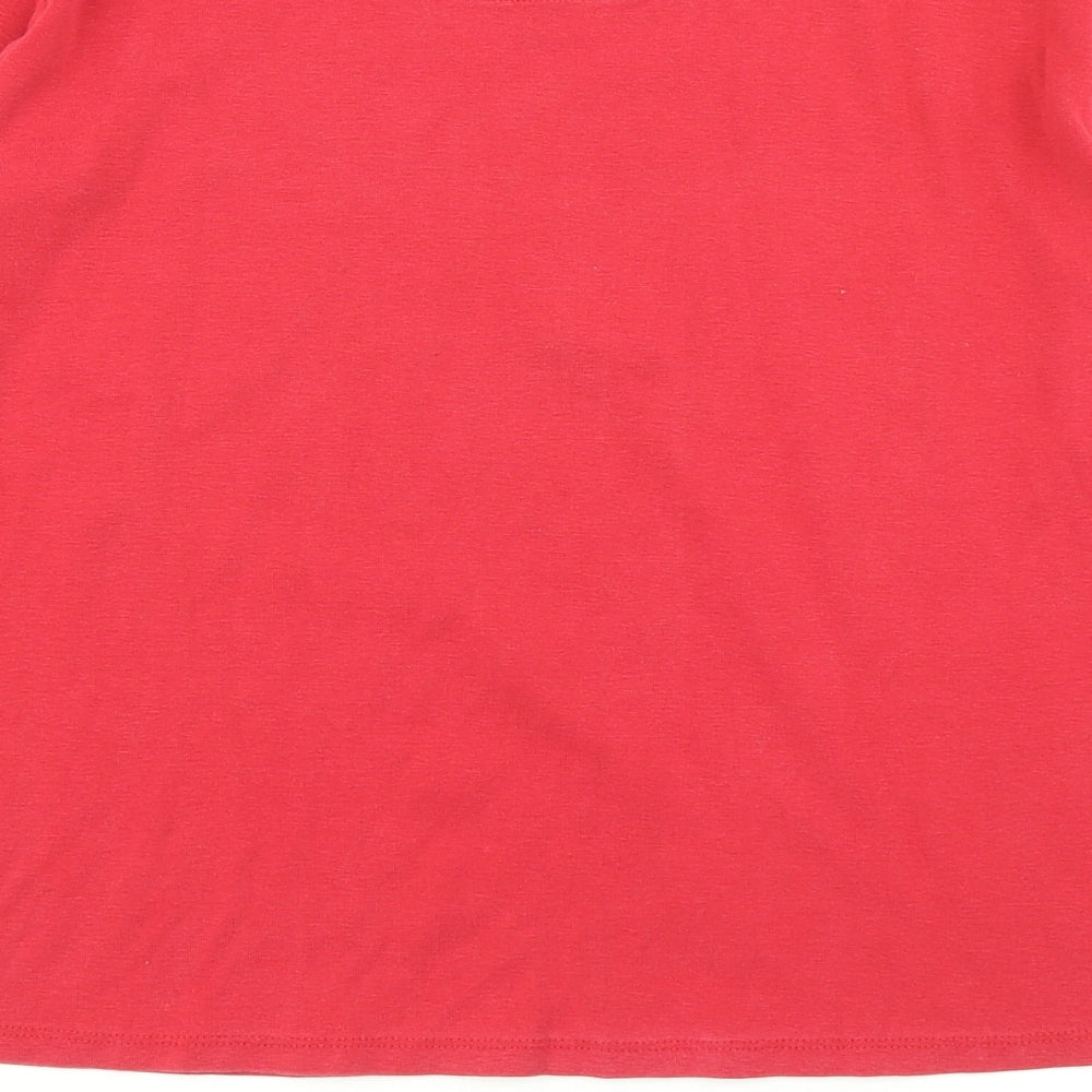 TU Womens Red   Basic T-Shirt Size 16