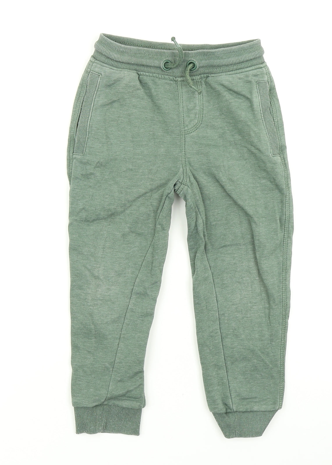 Nutmeg Boys Green   Jogger Trousers Size 3-4 Years