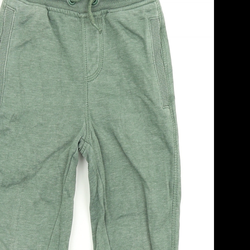 Nutmeg Boys Green   Jogger Trousers Size 3-4 Years