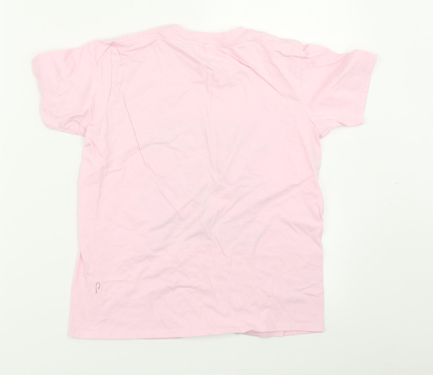Gildan Girls Pink   Basic T-Shirt Size 9-10 Years