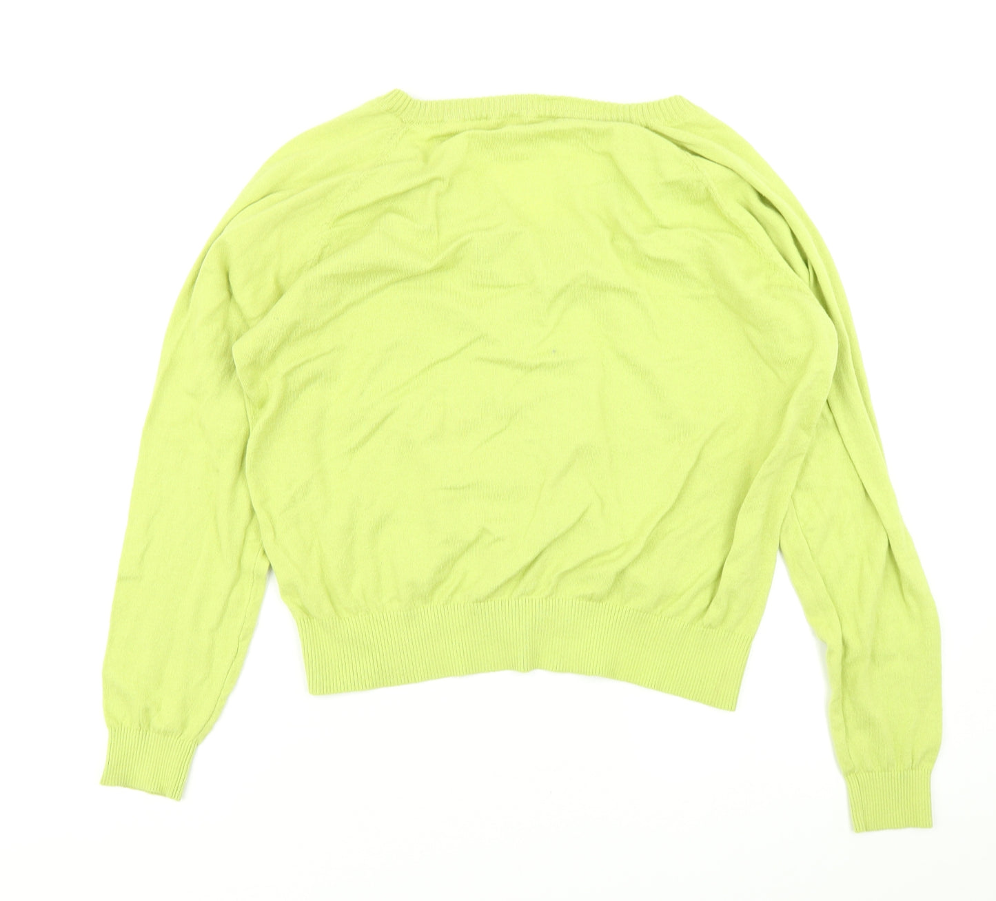 Nomads Womens Green  Knit Cardigan Jumper Size L