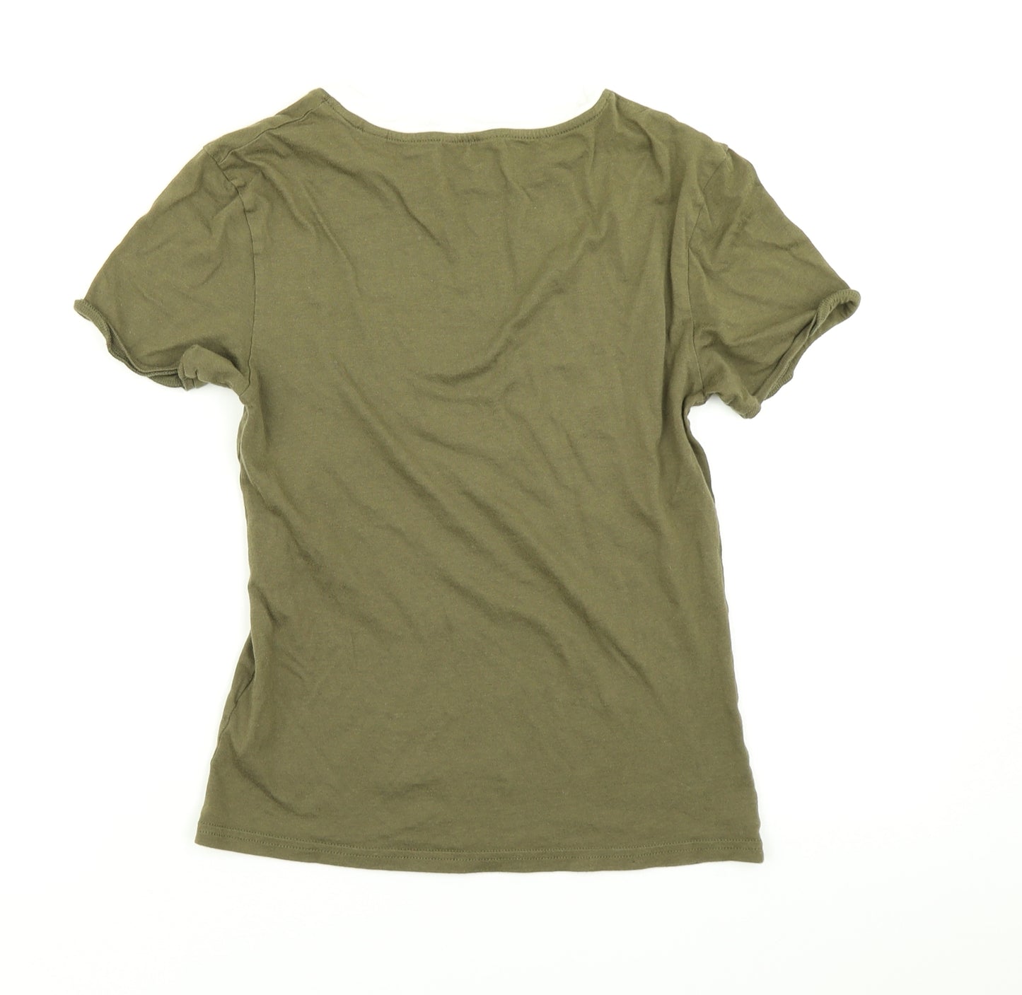 Jack Wills Womens Green   Basic T-Shirt Size 6