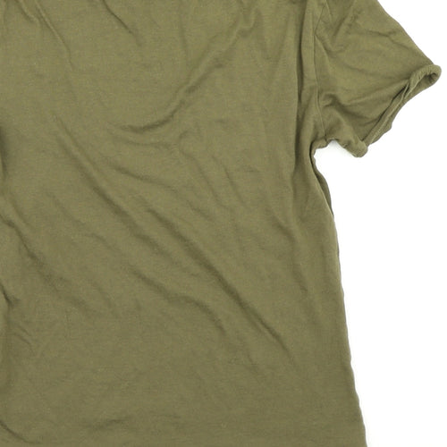 Jack Wills Womens Green   Basic T-Shirt Size 6