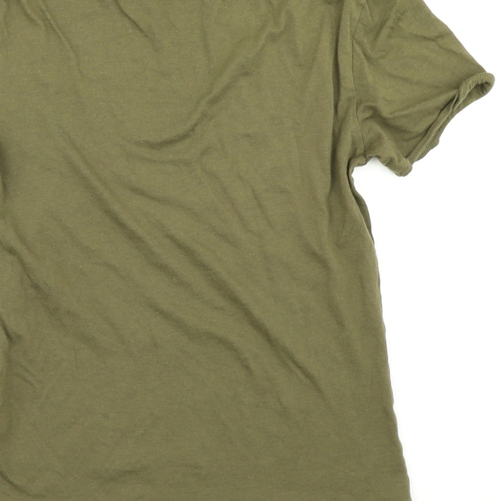 Jack Wills Womens Green   Basic T-Shirt Size 6