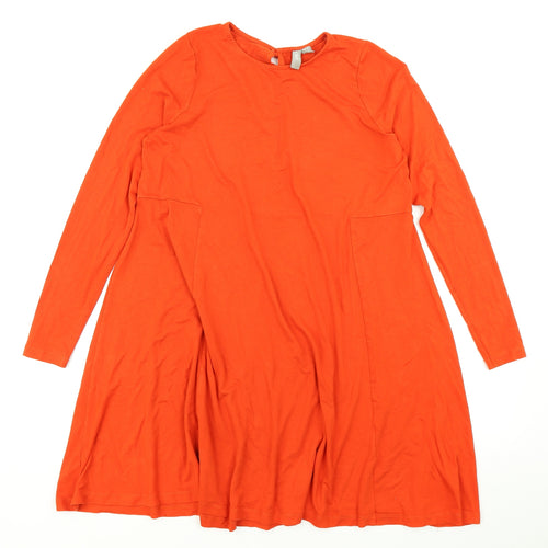 ASOS Womens Orange   Fit & Flare  Size 12