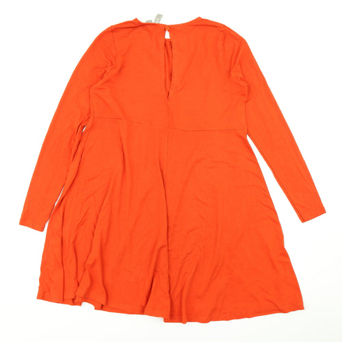 ASOS Womens Orange   Fit & Flare  Size 12
