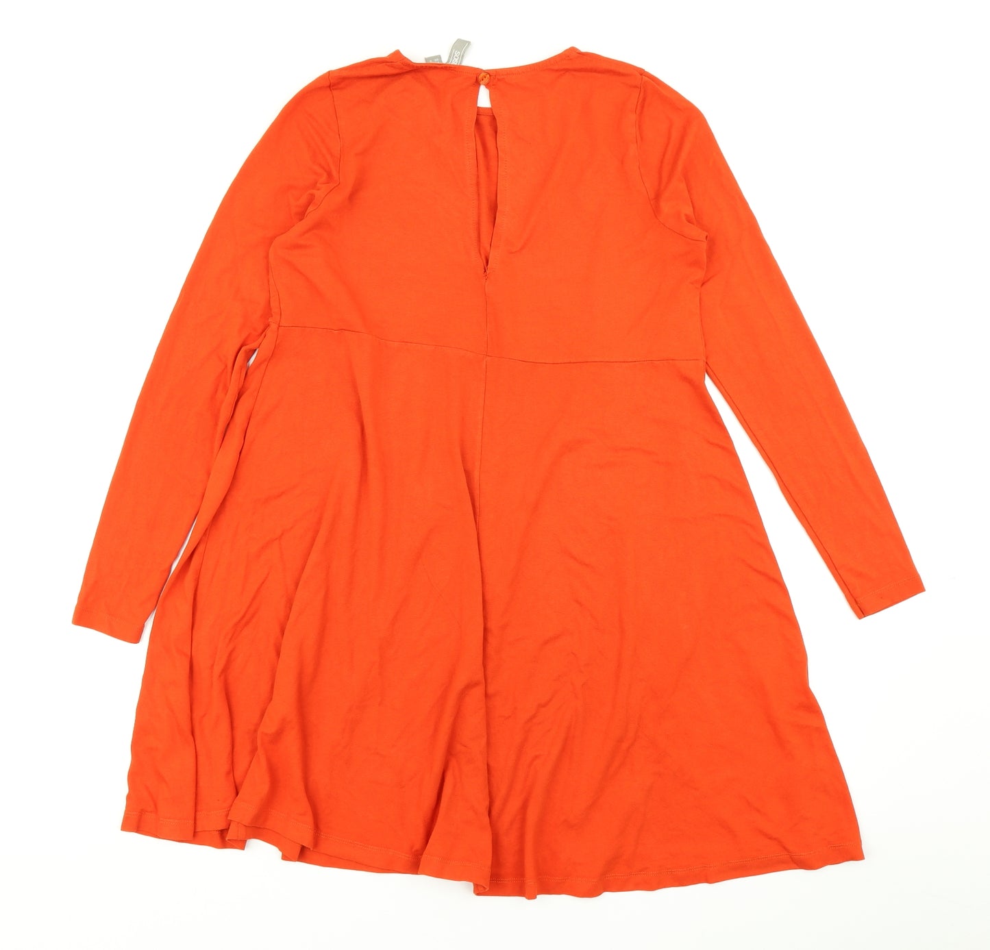 ASOS Womens Orange   Fit & Flare  Size 12