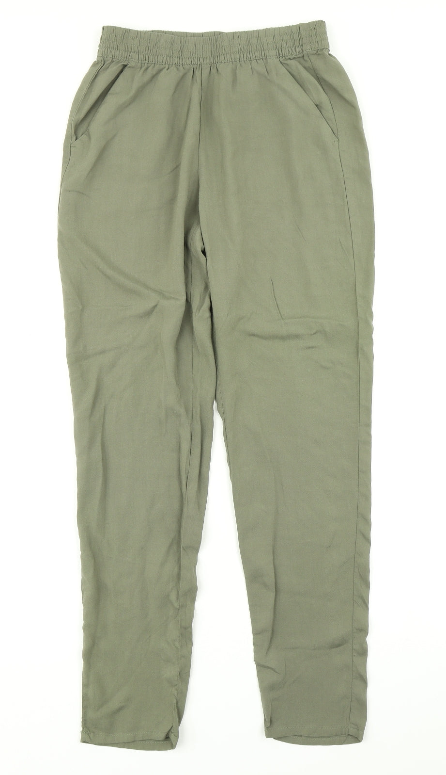 Divided Womens Green   Dress Pants Trousers Size 6 L27 in