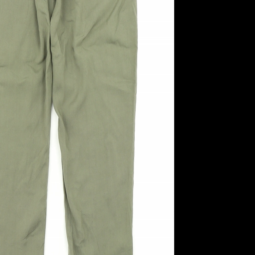 Divided Womens Green   Dress Pants Trousers Size 6 L27 in