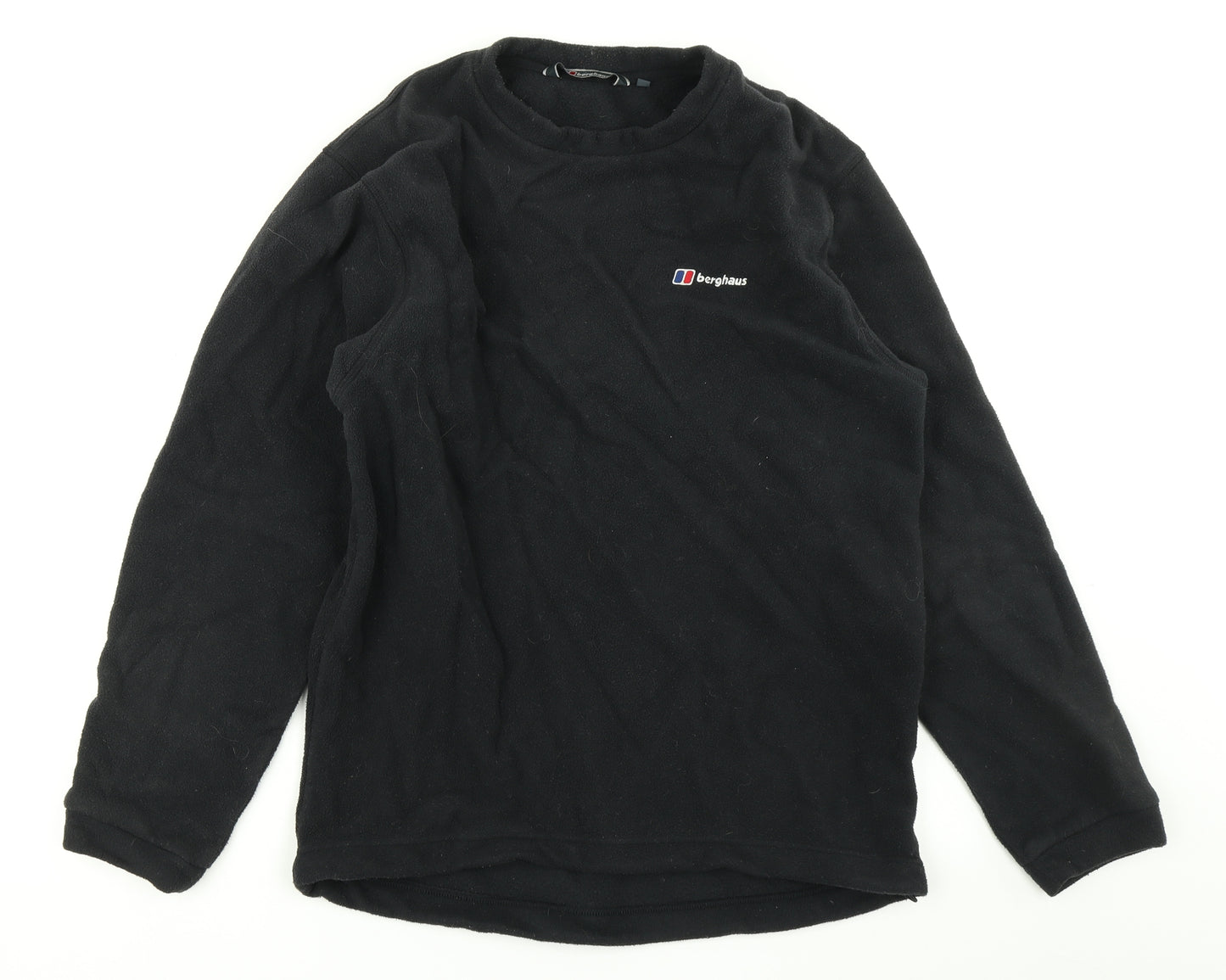 Berghaus Mens Black  Fleece Pullover Sweatshirt Size S