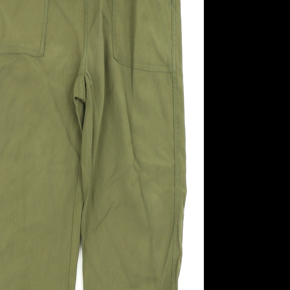 Papaya Womens Green   Cargo Trousers Size 10 L26 in