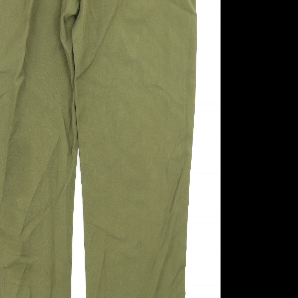 Papaya Womens Green   Cargo Trousers Size 10 L26 in
