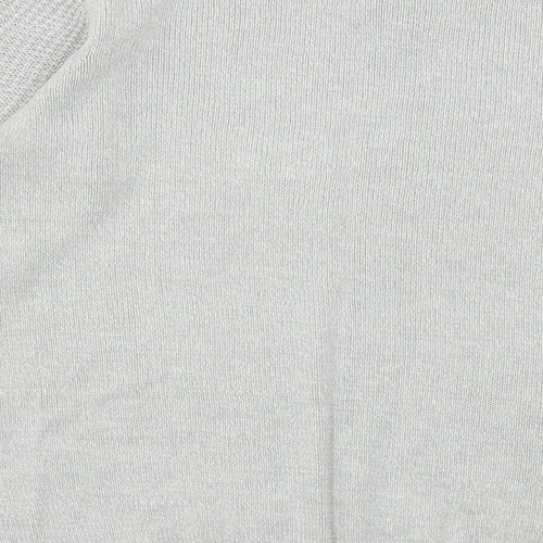 Isle Womens Grey  Knit Pullover Jumper Size 14