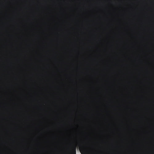 TU Womens Black  Jersey Sweat Shorts Size 14