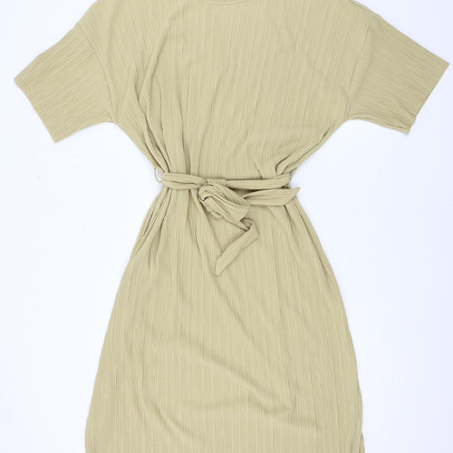 F&F Womens Beige  Jersey T-Shirt Dress  Size 20