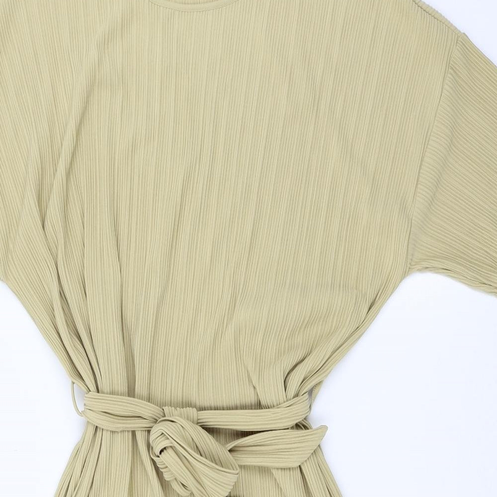 F&F Womens Beige  Jersey T-Shirt Dress  Size 20