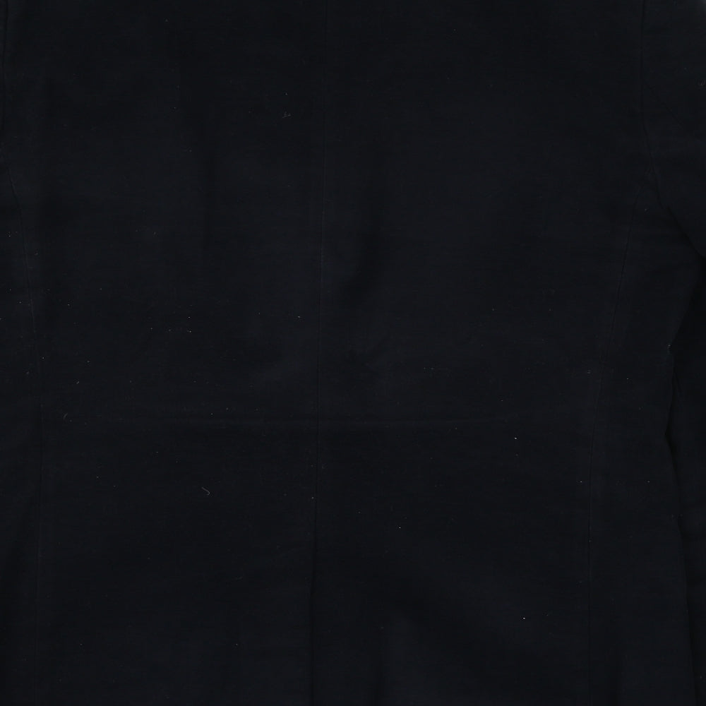 Crew Clothing Mens Blue  Velvet Jacket Blazer Size L