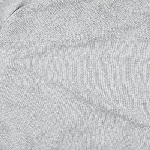 Crew Clothing Mens Grey  Knit Pullover Jumper Size M