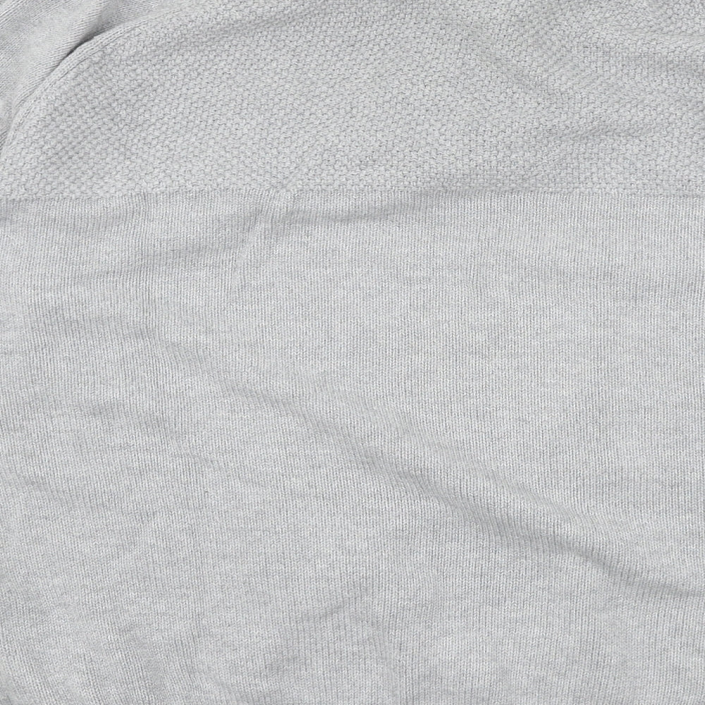 Crew Clothing Mens Grey  Knit Pullover Jumper Size M