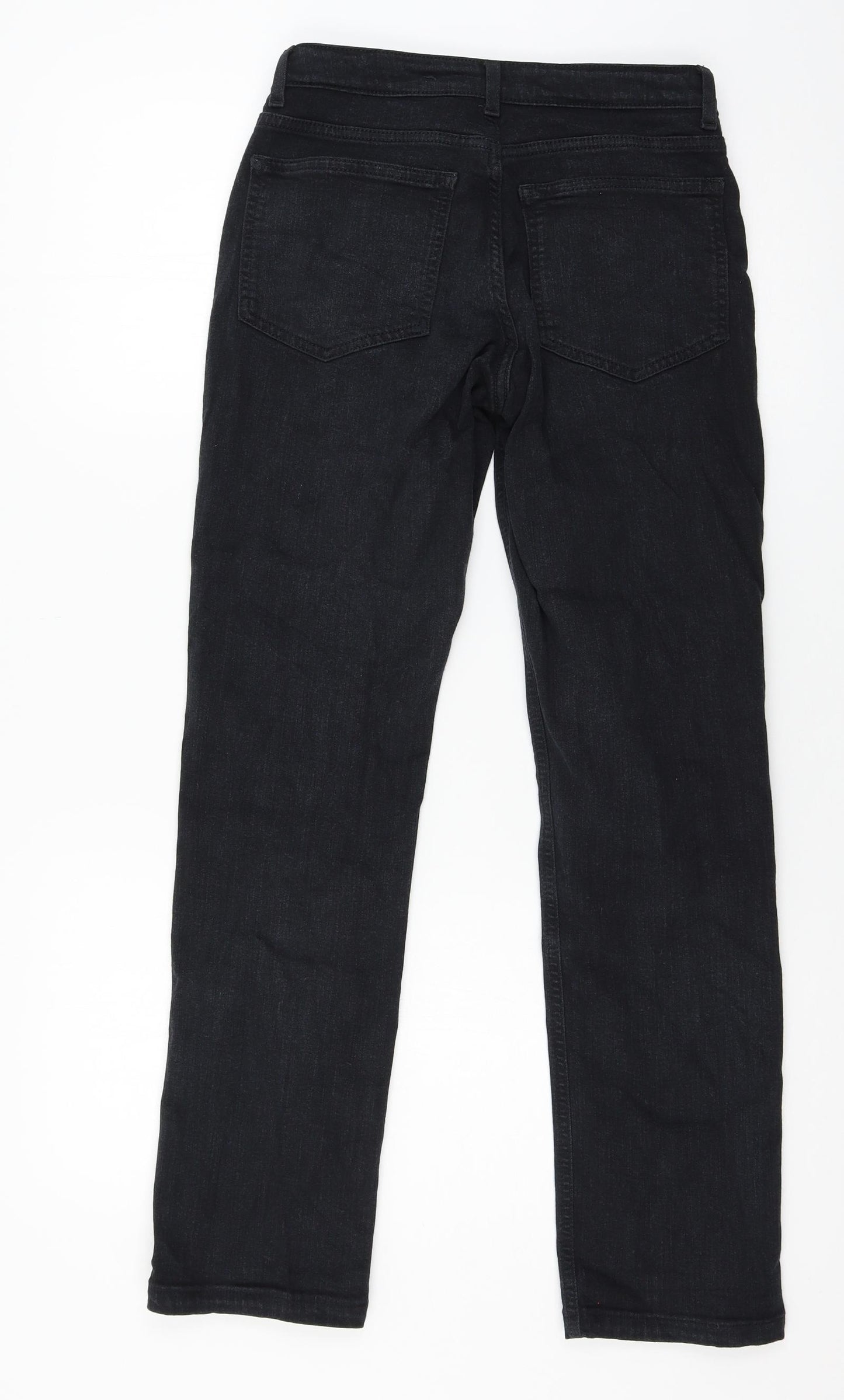 Boden Womens Grey  Denim Straight Jeans Size 8 L28 in
