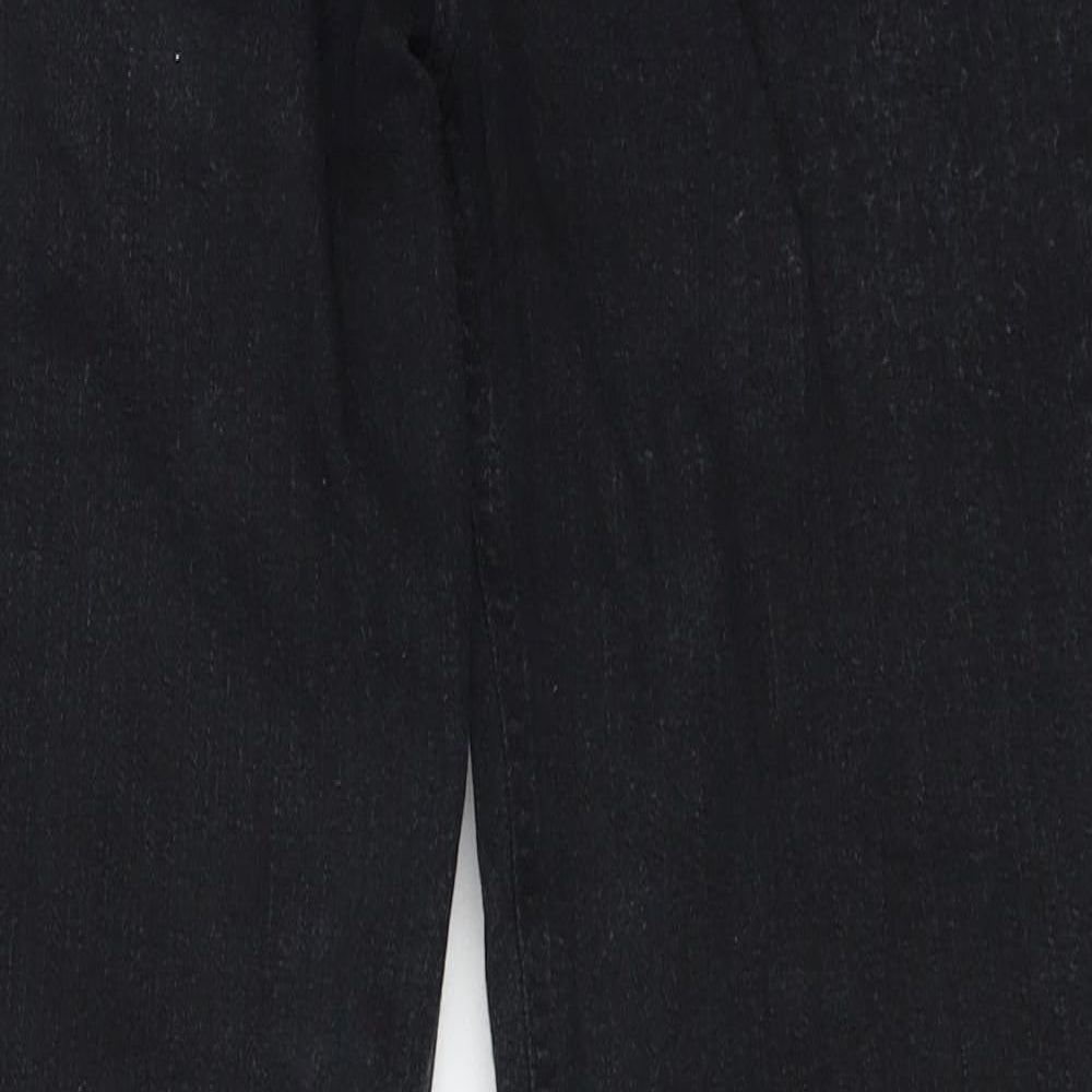 Boden Womens Grey  Denim Straight Jeans Size 8 L28 in