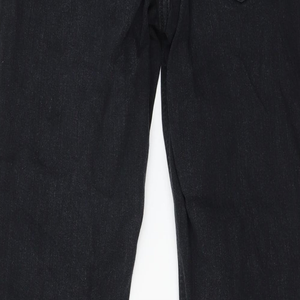 Boden Womens Grey  Denim Straight Jeans Size 8 L28 in