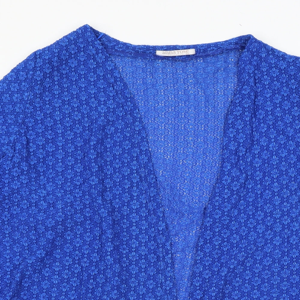 Anna Rose Womens Blue  Lace Cardigan Jumper Size 20