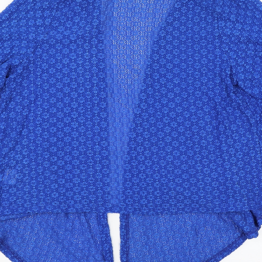 Anna Rose Womens Blue  Lace Cardigan Jumper Size 20