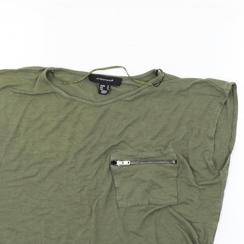 Atmosphere Womens Green  Jersey Basic T-Shirt Size 12