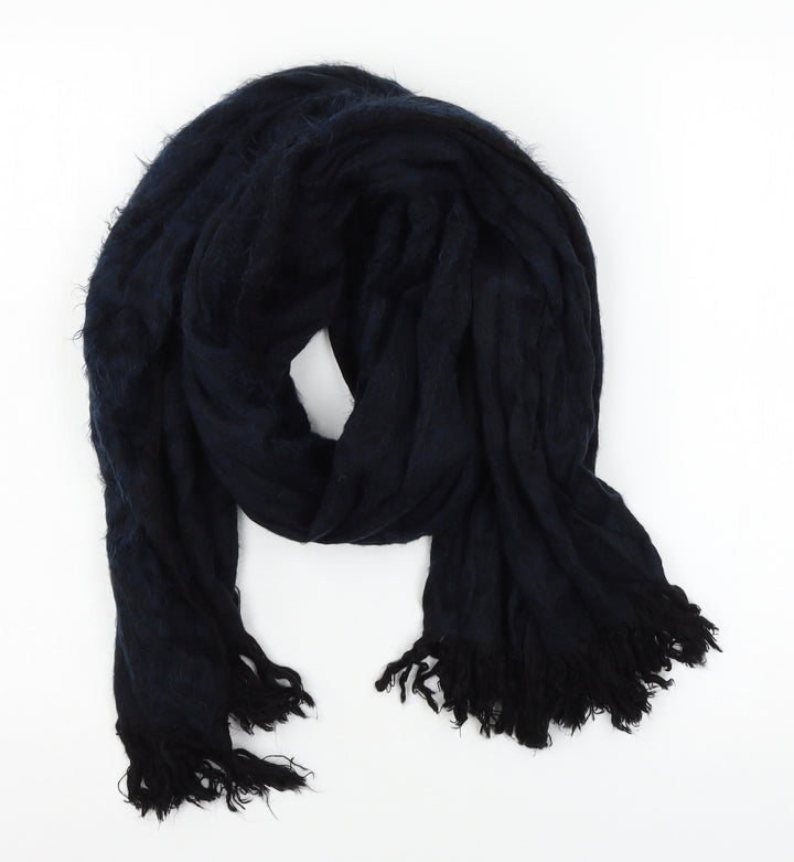 Preworn Womens Blue Knit Scarf