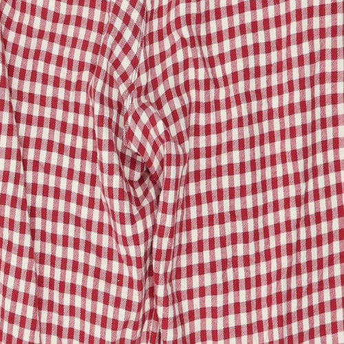 Uniqlo Womens Red Check  Capri Pyjama Pants Size L