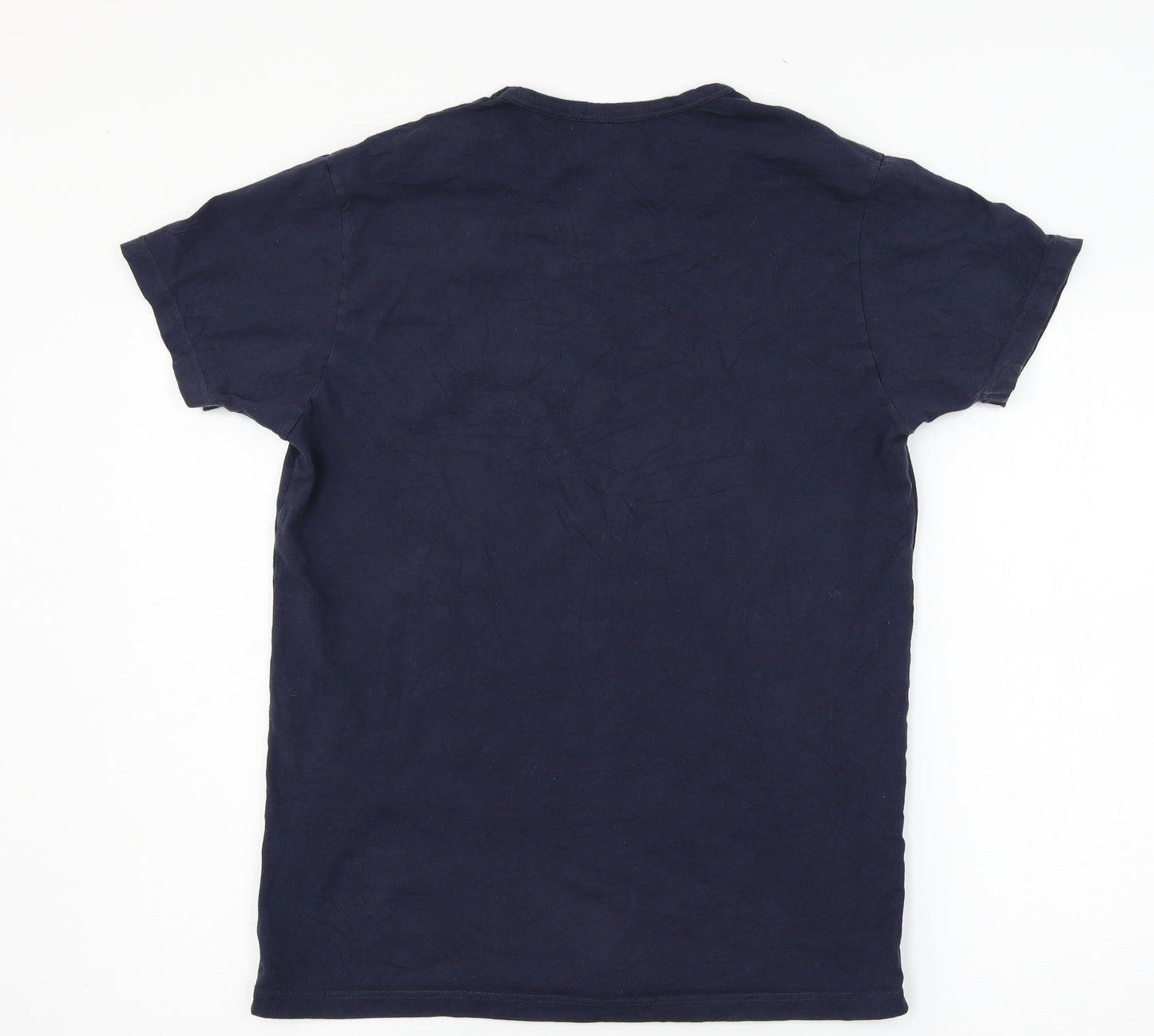 Emporio Armani Mens Blue  Jersey  T-Shirt Size M