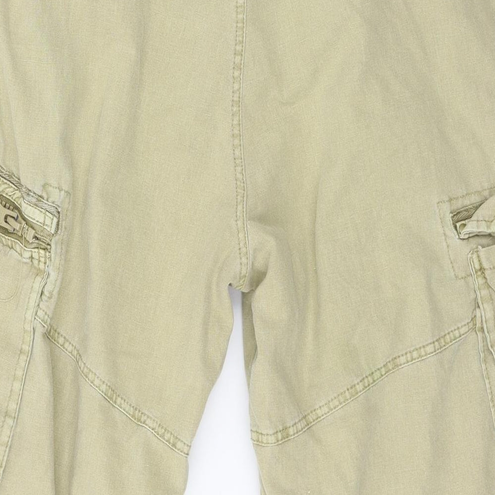 Cedar Wood State Mens Beige   Bermuda Shorts Size 32 in