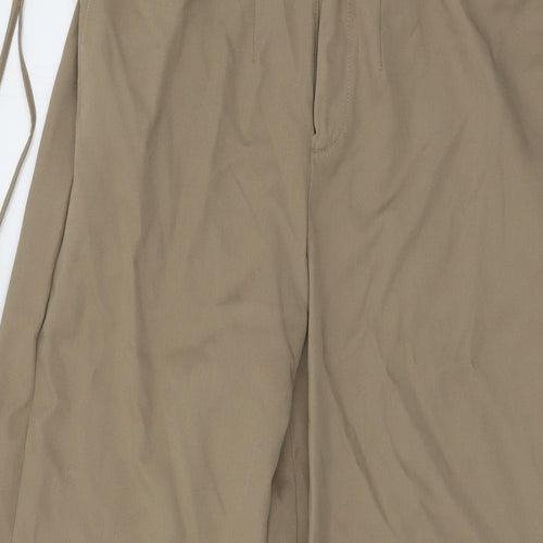 Preworn Womens Brown   Trousers  Size 26 in L27 in - Cut out sides
