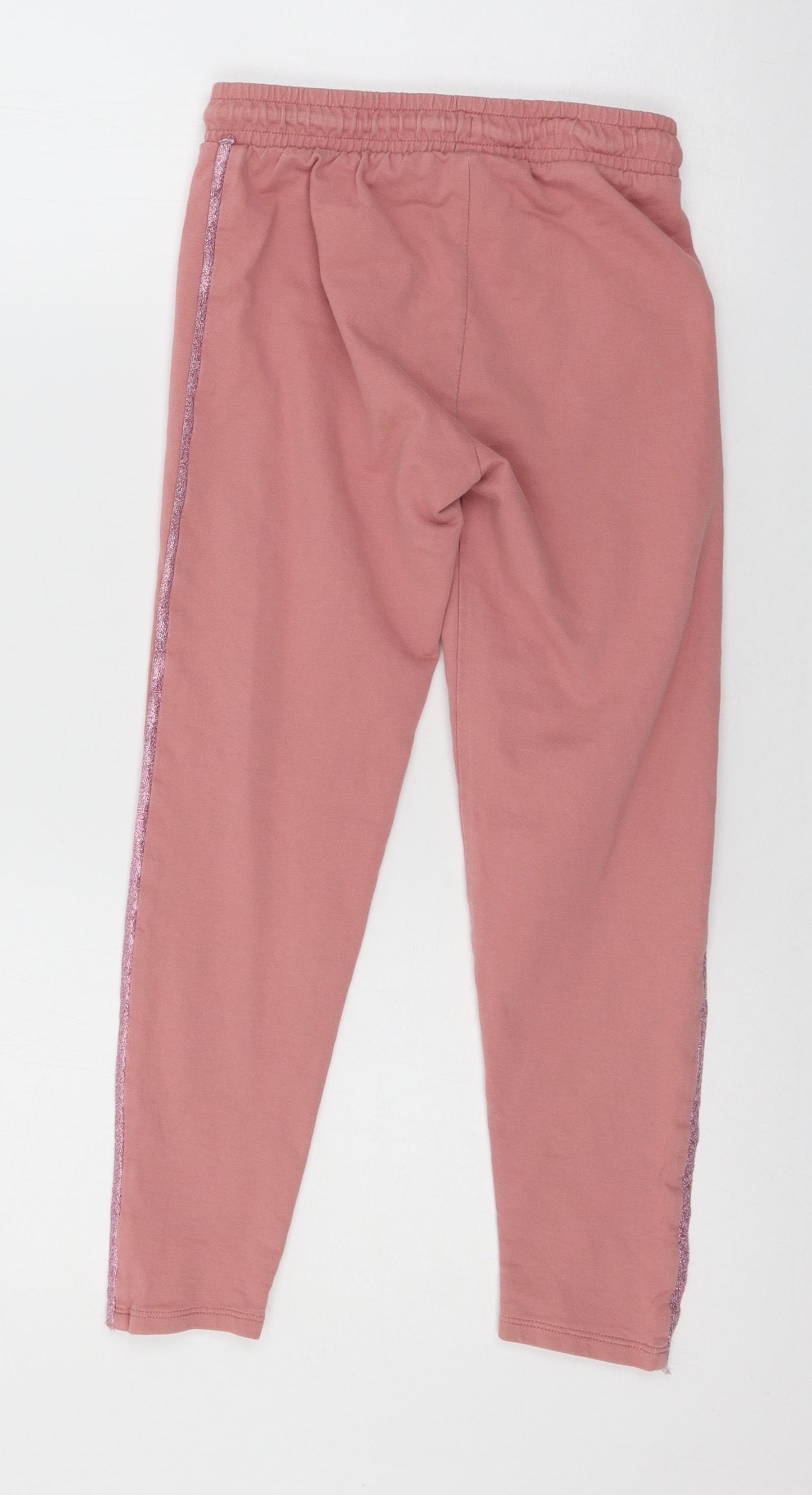 TU Girls Pink  Jersey Jogger Trousers Size 9 Years