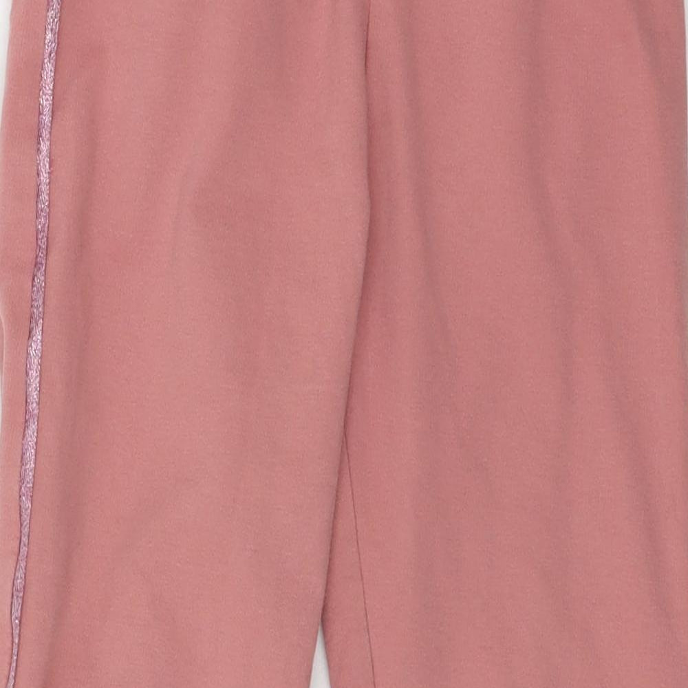 TU Girls Pink  Jersey Jogger Trousers Size 9 Years