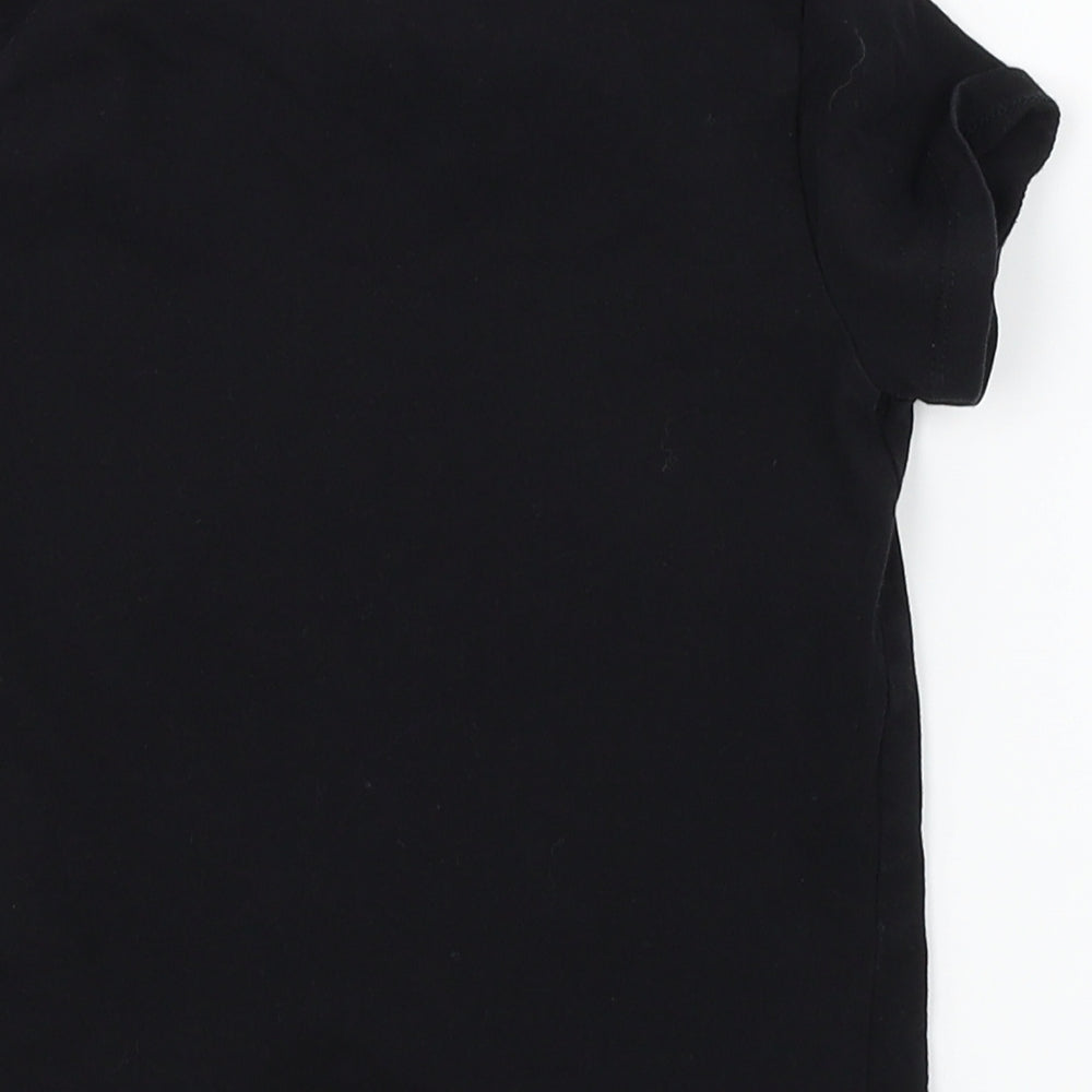 Primark Boys Black  Jersey Basic T-Shirt Size 3-4 Years  - Raaa
