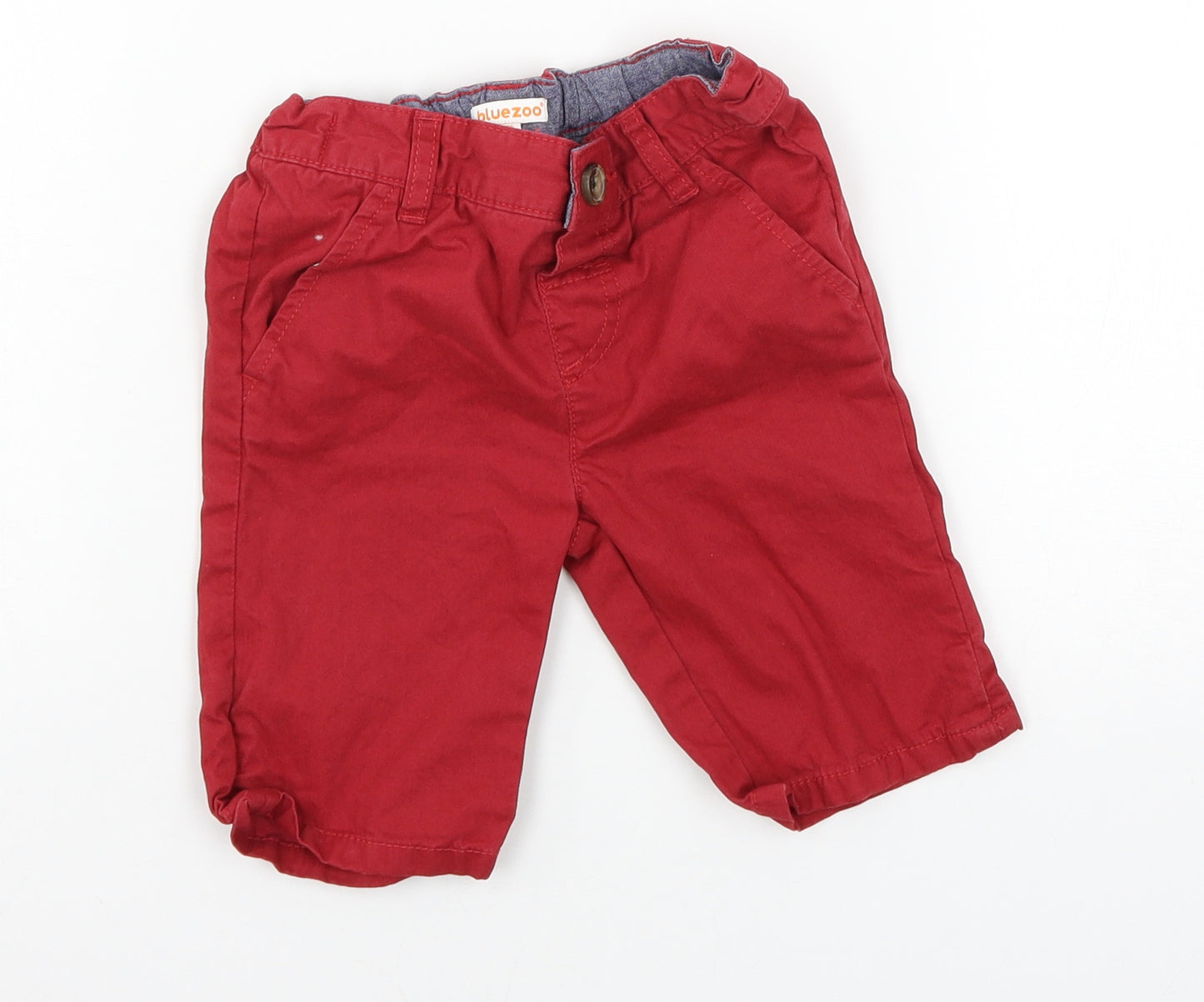 Blue Zoo Boys Red   Chino Trousers Size 3-4 Years